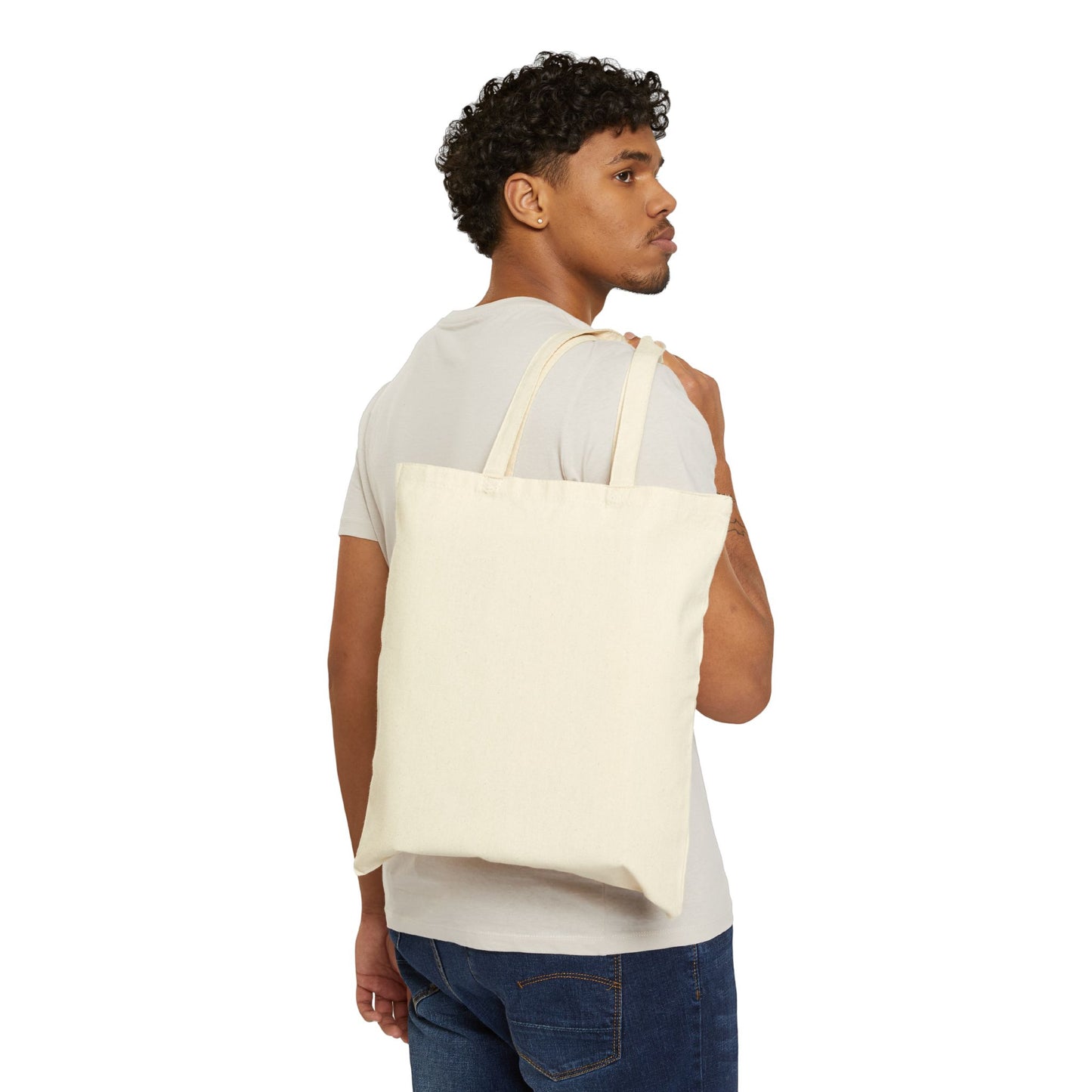 Vintage Rock Crest Tote | Retro Band Graphic, Distressed Concert Style