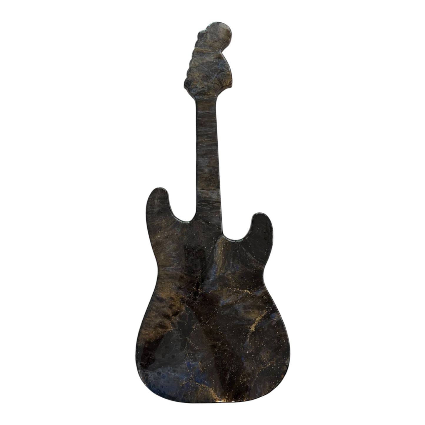 Midnight Melody Resin Guitar Wall Décor