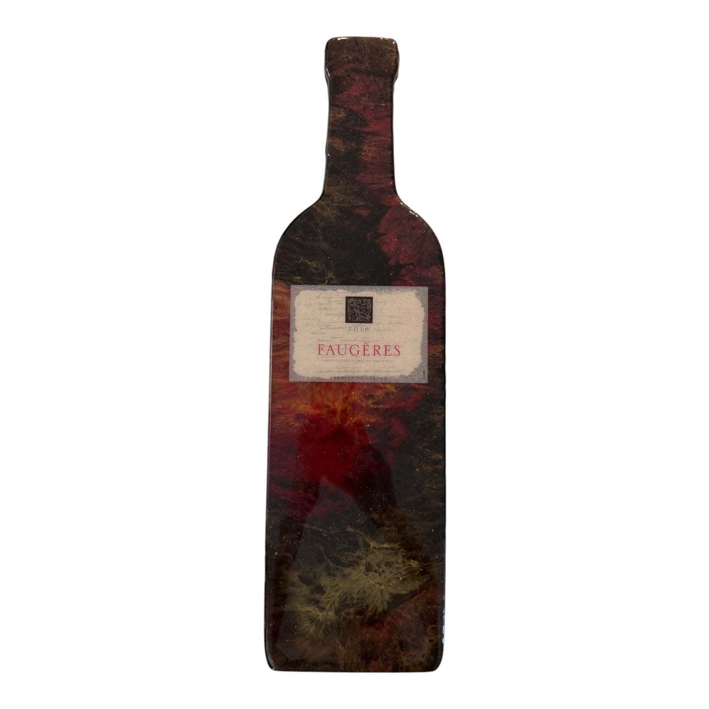 Galaxy Fire Resin Bottle – Bold & Dramatic Design