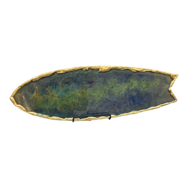 Galaxy Resin Surfboard Wall Décor – Handcrafted Coastal Art