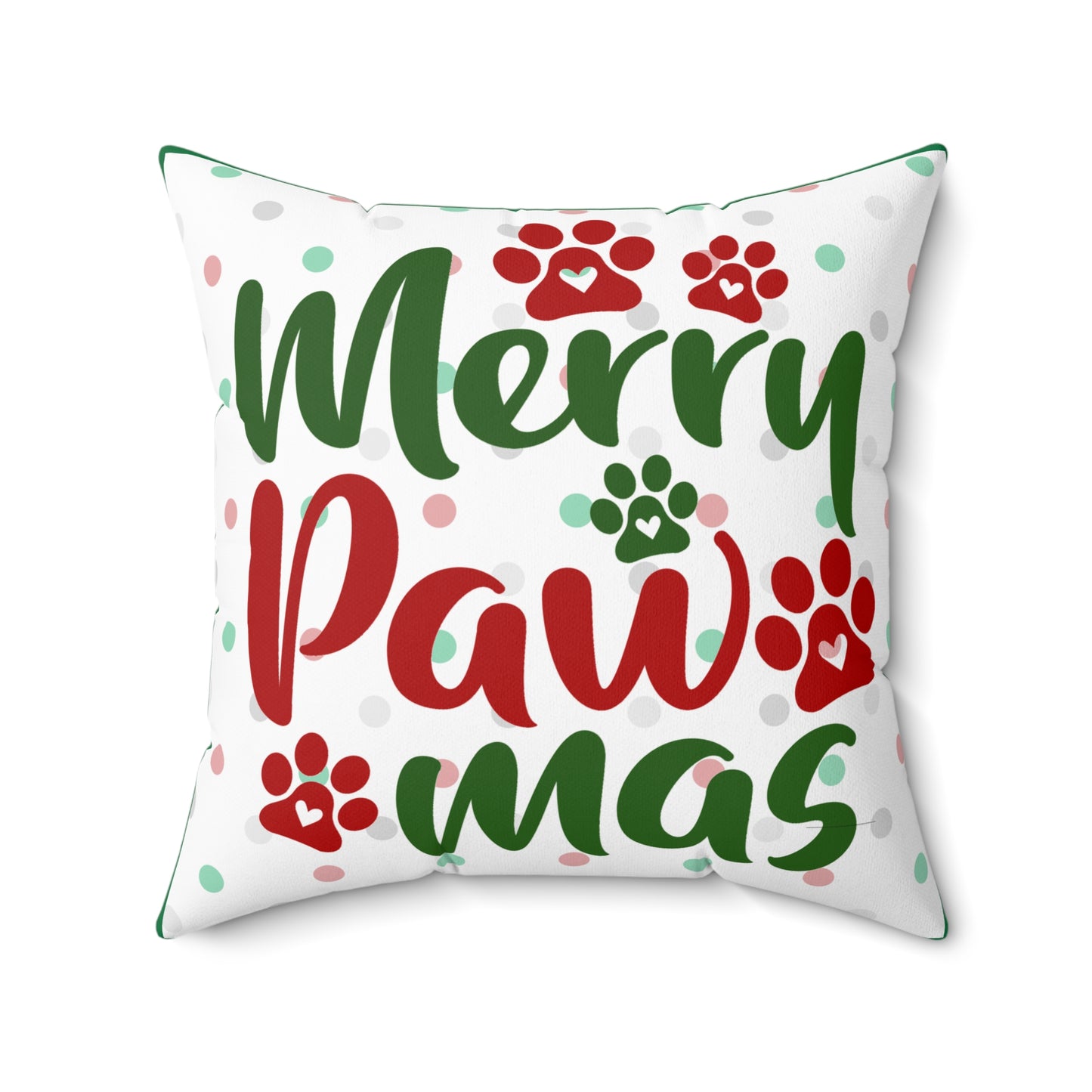 Festive Pet Lover's Pillow, Merry Pawmas Decor, Cozy Home Accent, Holiday Gift for Dog Owners, Christmas Pillow Design, Decorative [...]