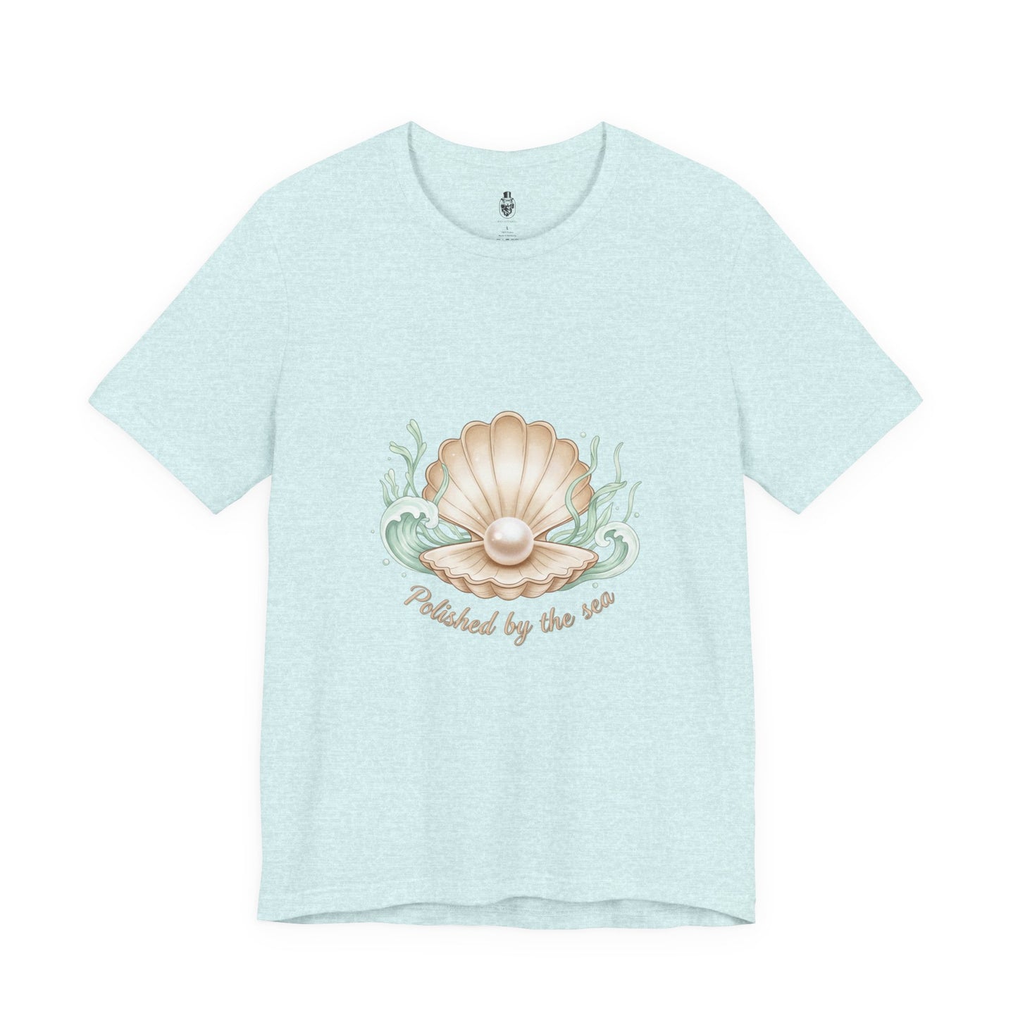 Pearl Shell Illustration Tee | shell motif design, sea chic aesthetic