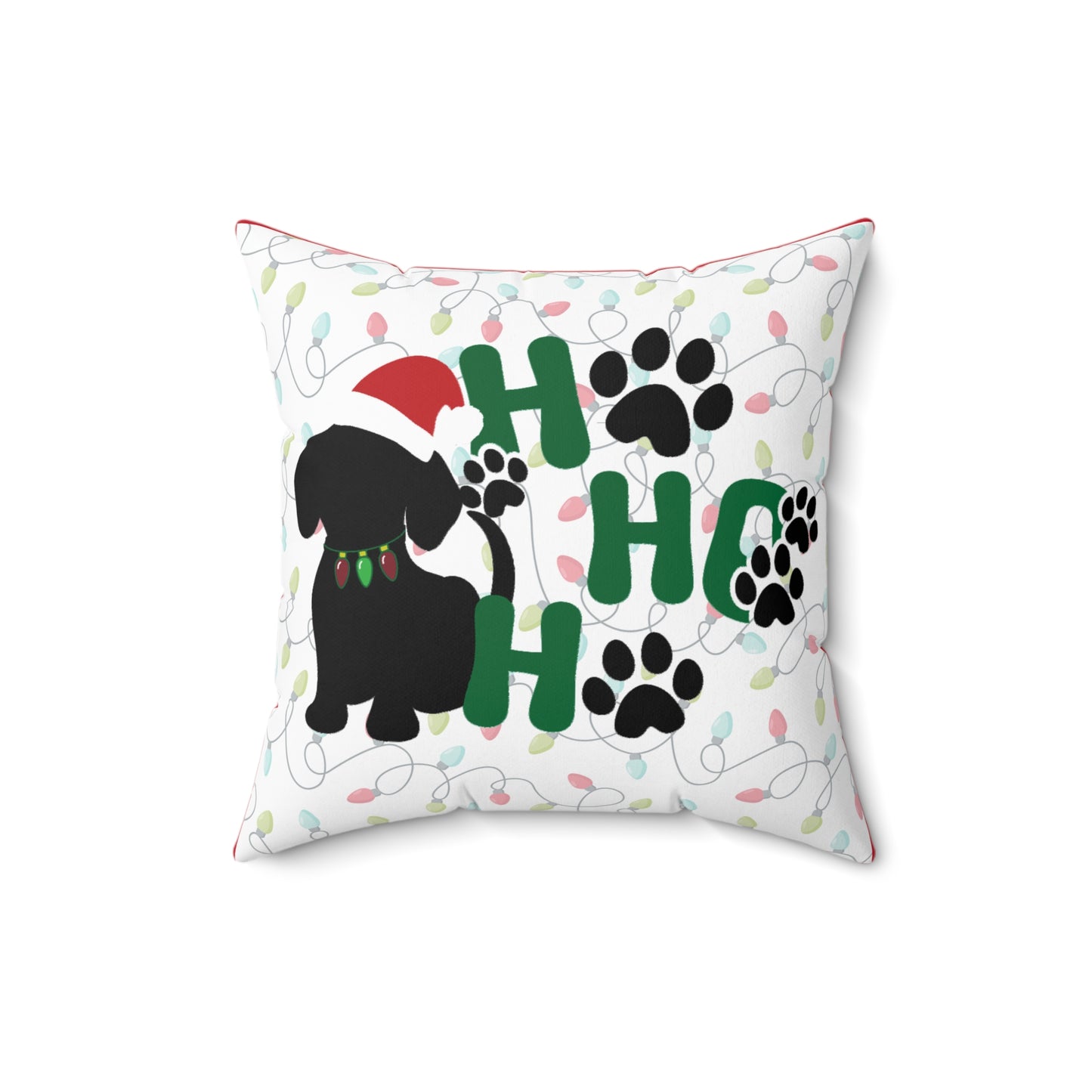 Festive Dog-Themed Square Pillow | Holiday Home Decor, Christmas Gift for Dog Lovers, Pet Lover's Cushion, Cozy Pillow for Dog Owners, [...]