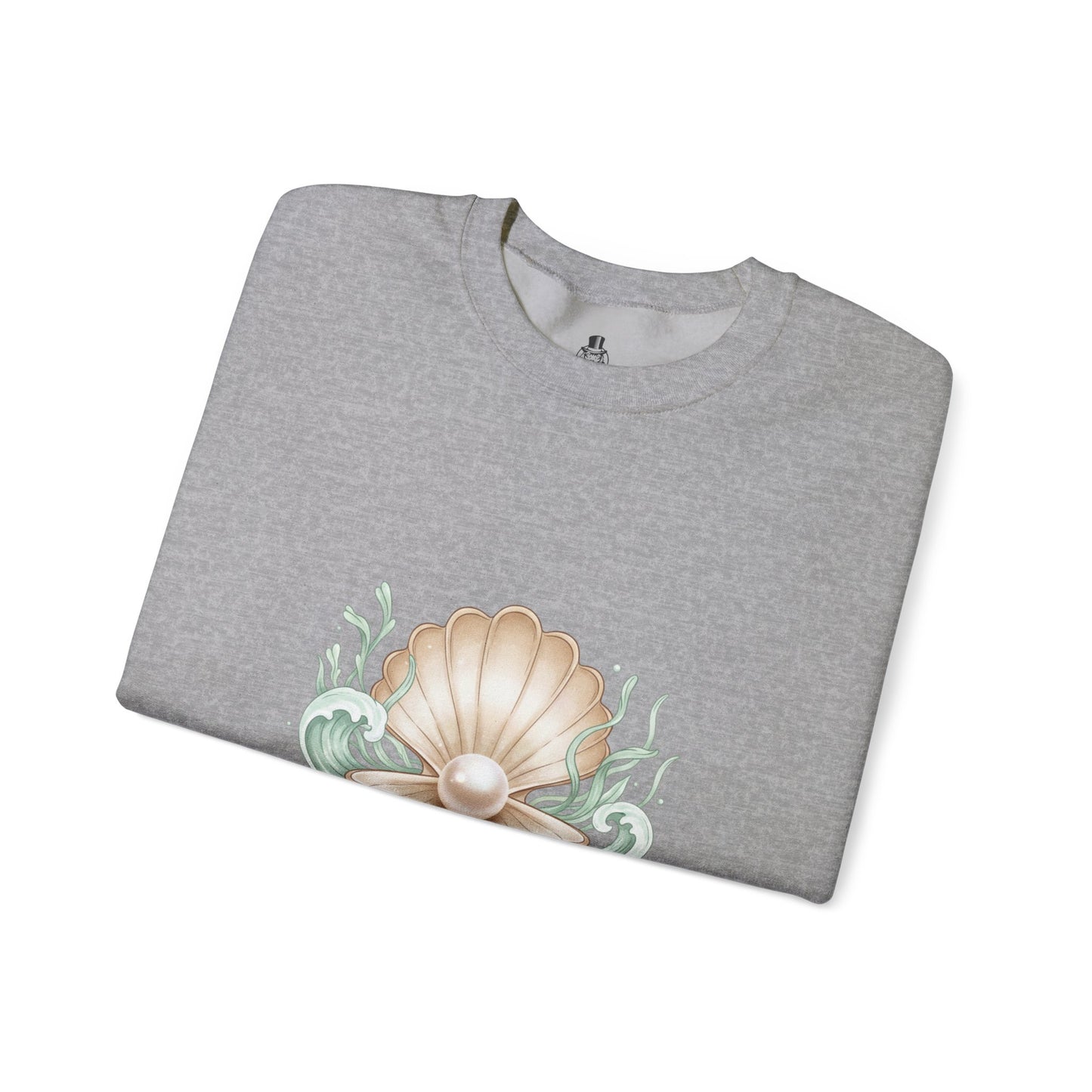 Pearl Shell Graphic Sweatshirt | shell motif design, sea chic aesthetic