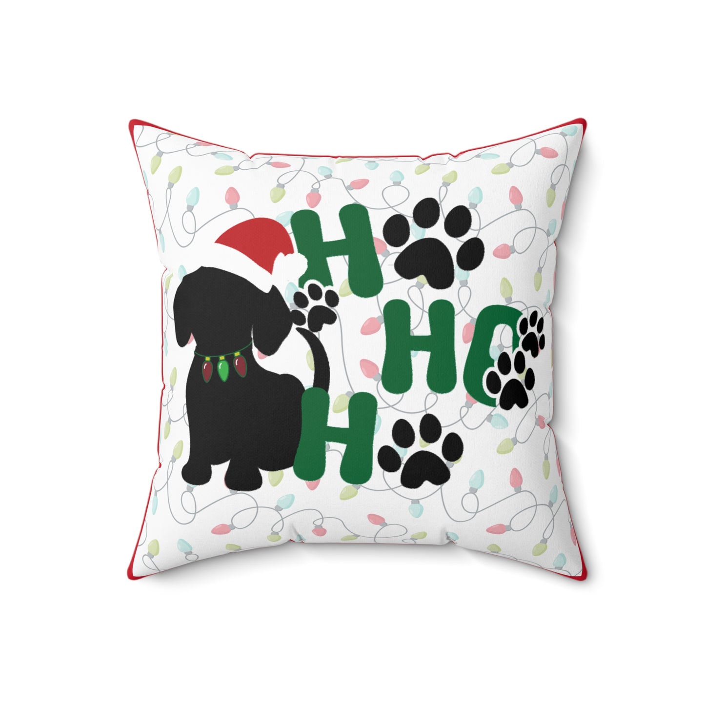 Festive Dog-Themed Square Pillow | Holiday Home Decor, Christmas Gift for Dog Lovers, Pet Lover's Cushion, Cozy Pillow for Dog Owners, [...]