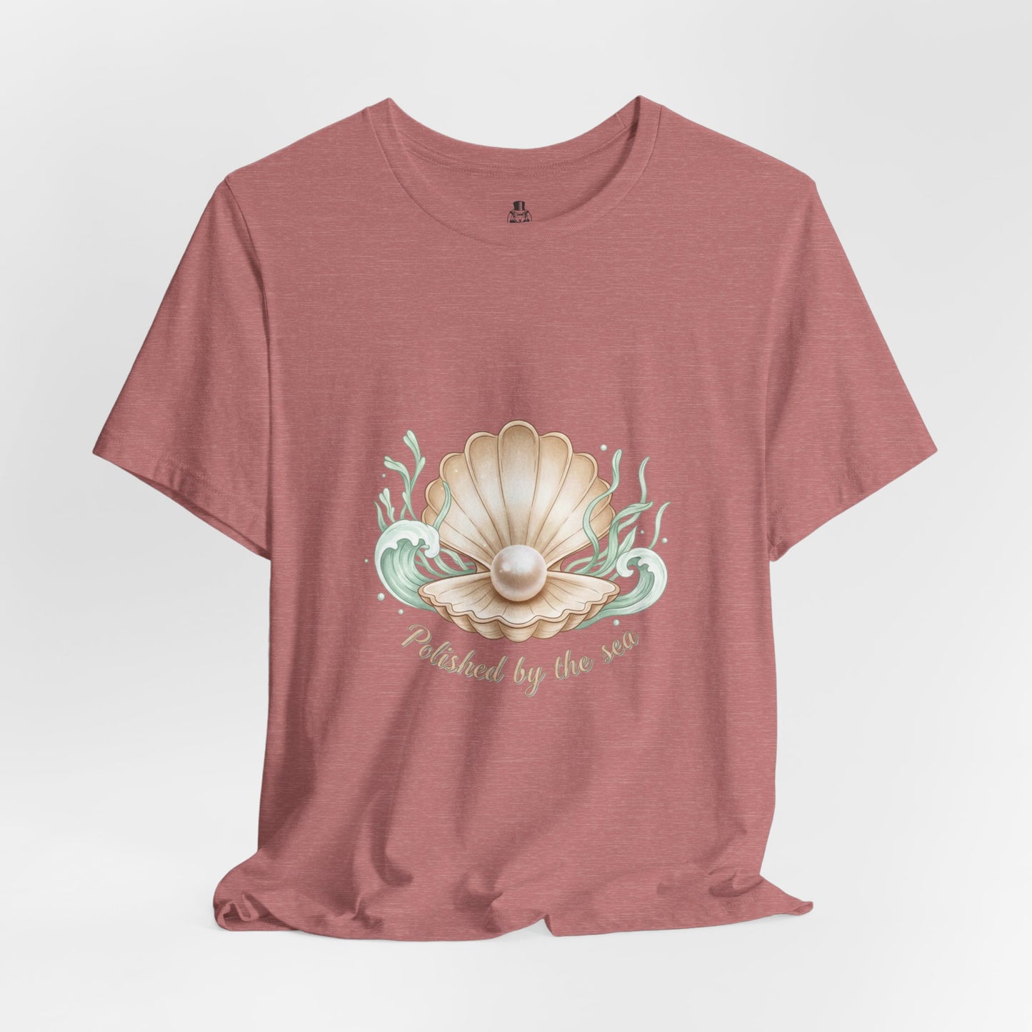 Pearl Shell Illustration Tee | shell motif design, sea chic aesthetic