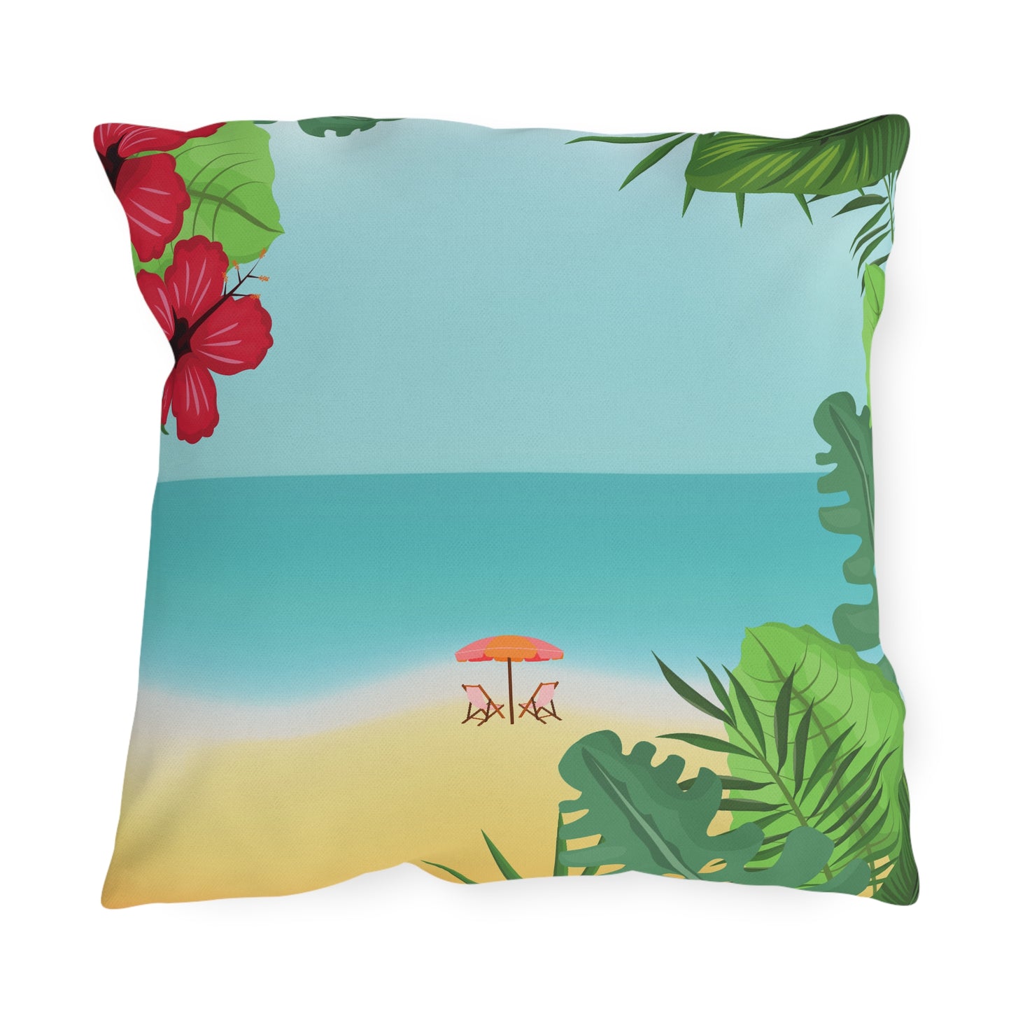 Tropical Outdoor Pillows, Decorative Couch Cushions, Patio Accents, Beach Vibes Home Decor, Summer Gifts, Garden Accessories