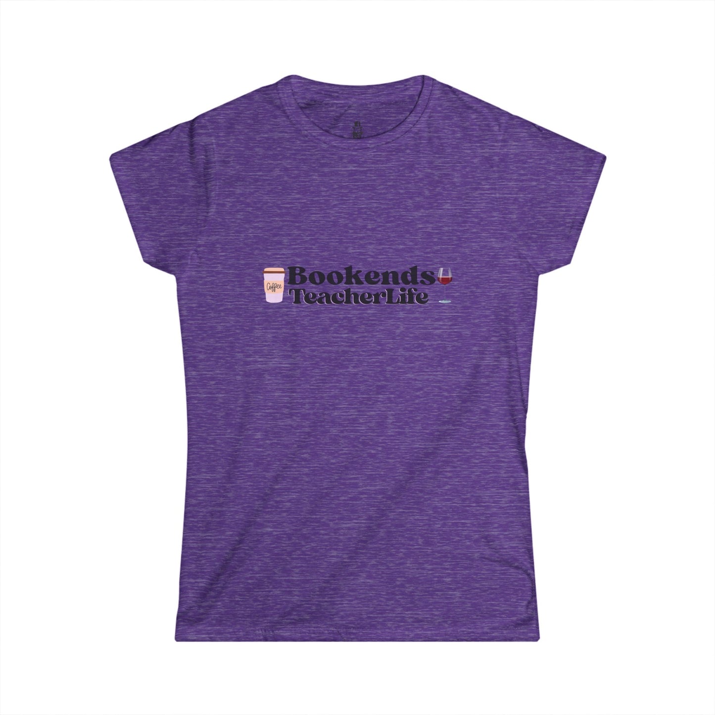 Teacher Life Bookends Graphic Tee, Gift for Educators, Cute Teacher Shirt, Casual Style, Back to School Outfit