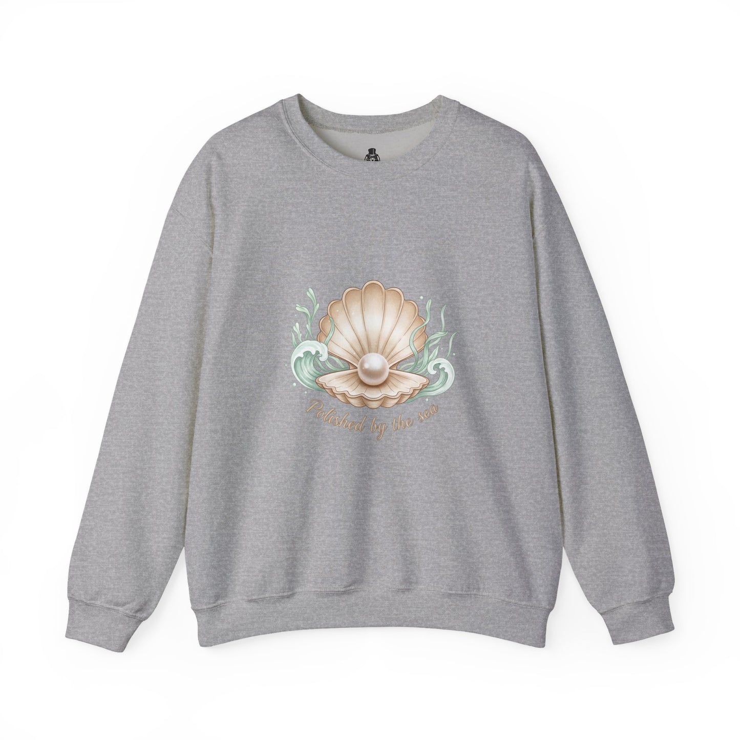 Pearl Shell Graphic Sweatshirt | shell motif design, sea chic aesthetic