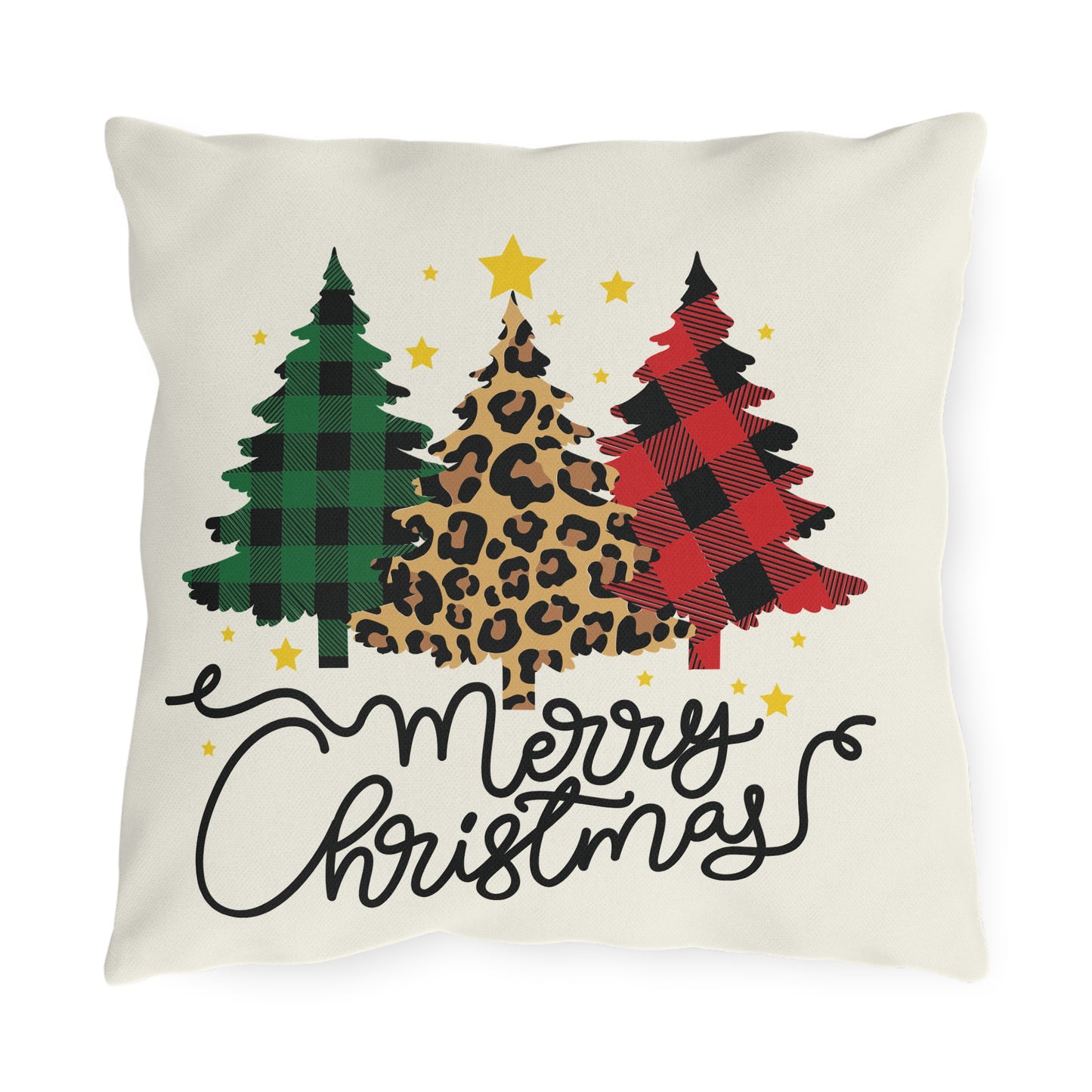 Festive Indoor/Outdoor Pillows | Cozy Holiday Decor for Patios, Christmas Gifts, Seasonal Home Accents, Indoor Use