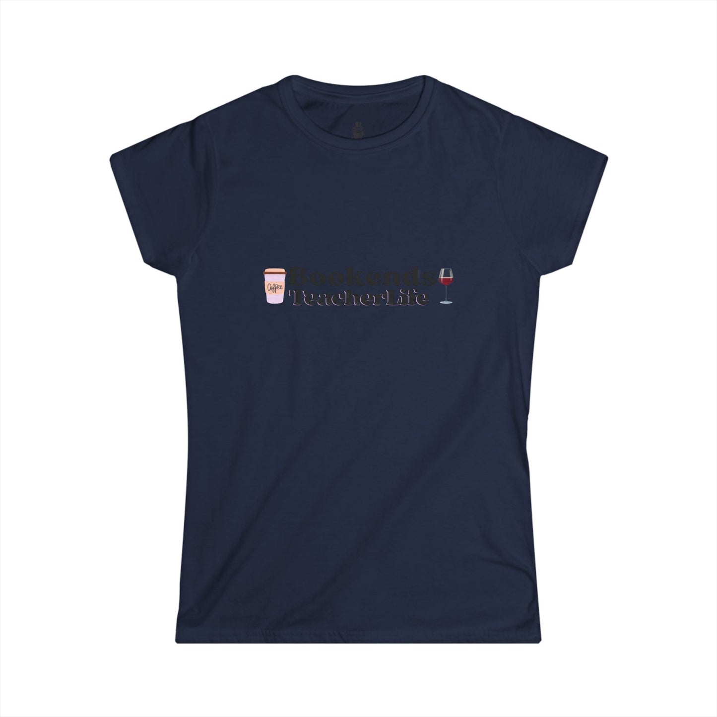 Teacher Life Bookends Graphic Tee, Gift for Educators, Cute Teacher Shirt, Casual Style, Back to School Outfit