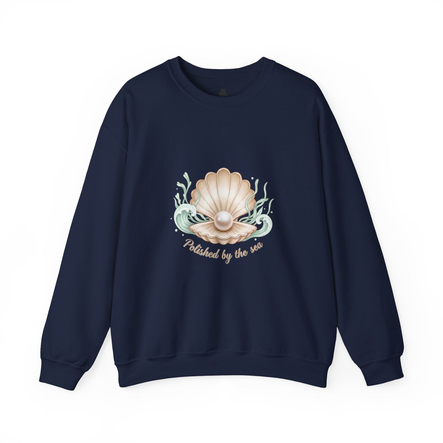 Pearl Shell Graphic Sweatshirt | shell motif design, sea chic aesthetic