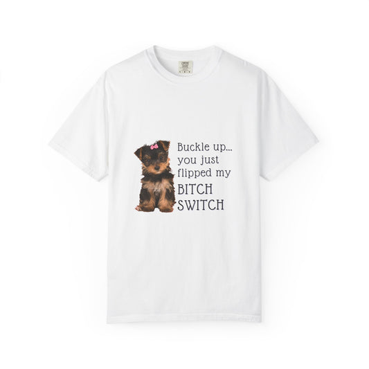 Funny Dog Lover T-Shirt, Pet Humor Tee, Gift for Dog Moms, Birthday Gift, Casual Wear, Pet Parent Apparel