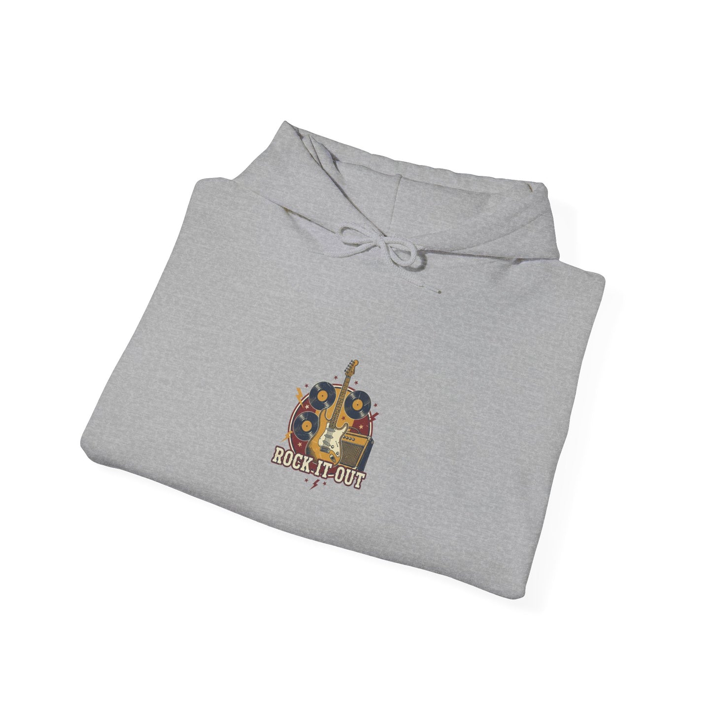 Vintage Tour Crest Hoodie | Retro Band Rock Graphic, Distressed Ink