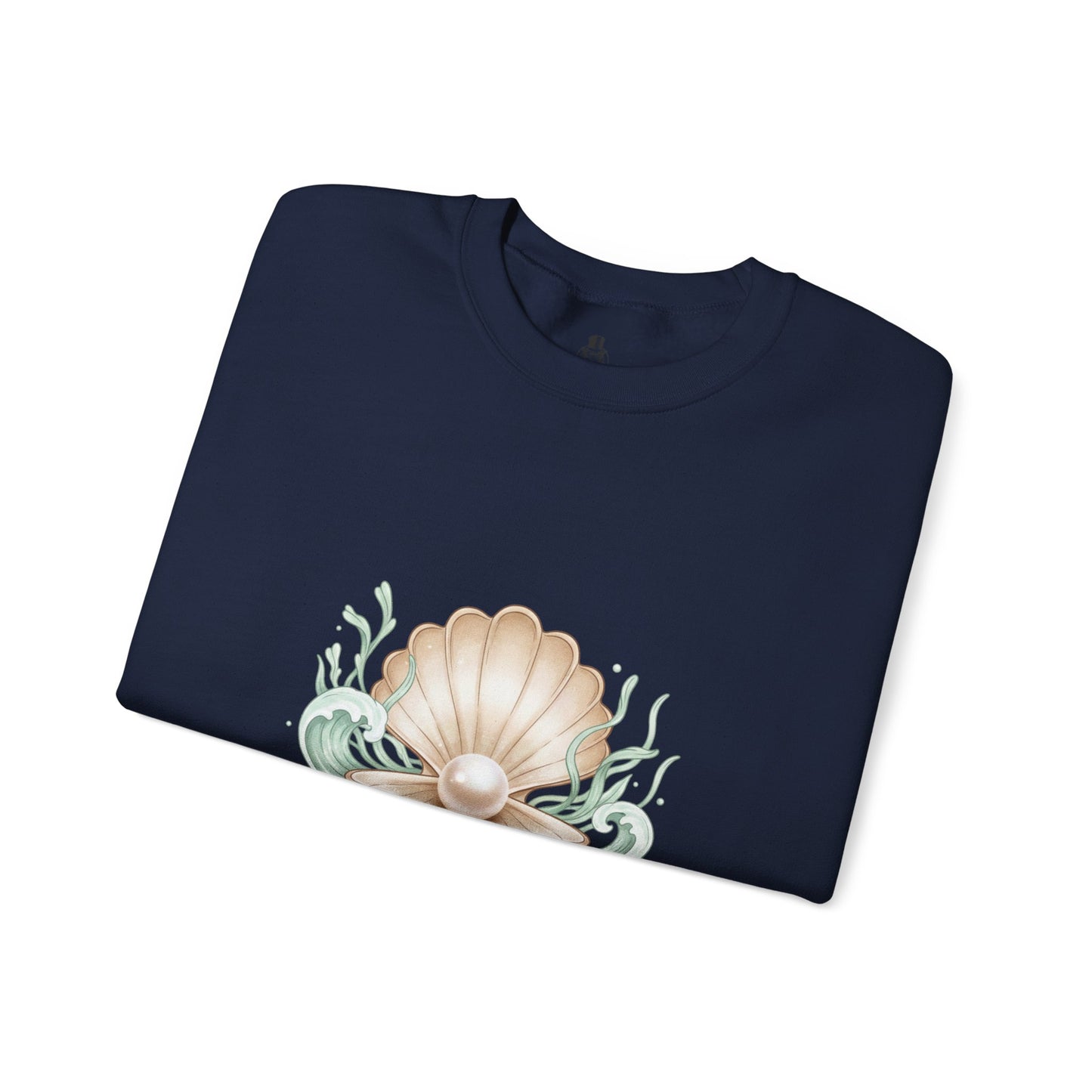 Pearl Shell Graphic Sweatshirt | shell motif design, sea chic aesthetic