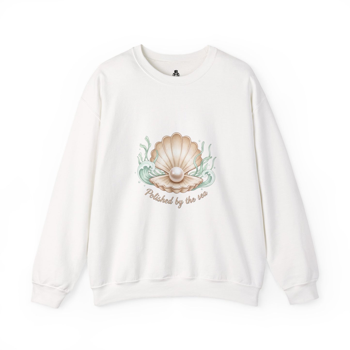 Pearl Shell Graphic Sweatshirt | shell motif design, sea chic aesthetic