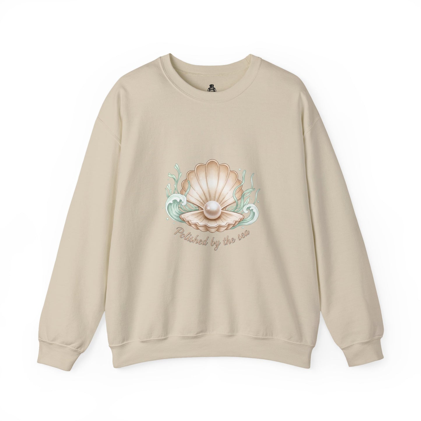 Pearl Shell Graphic Sweatshirt | shell motif design, sea chic aesthetic