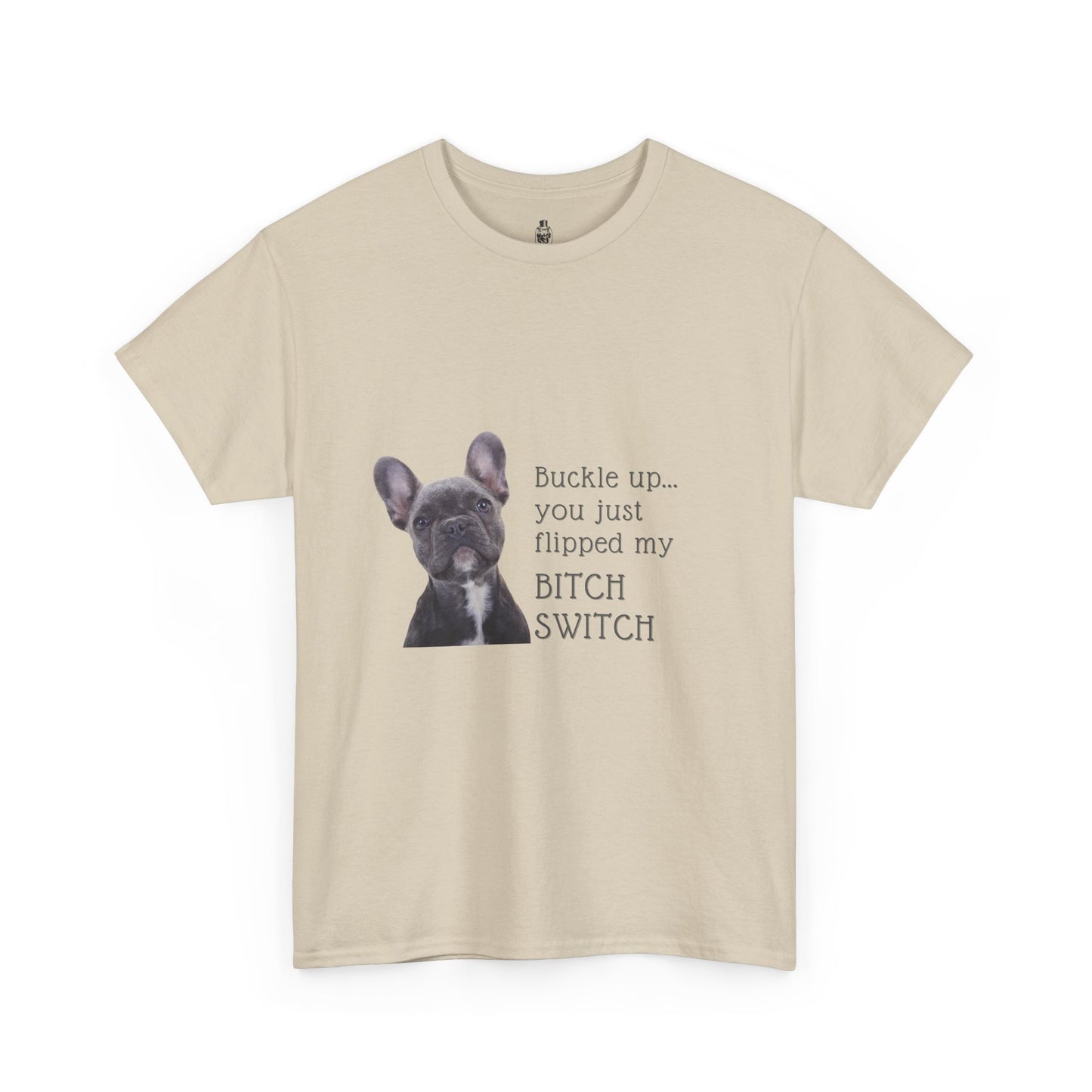 Funny Dog Lover Tee, Heavy Cotton Tee, Gift for Pet Owners, Birthday Shirt, Quirky Animal Apparel