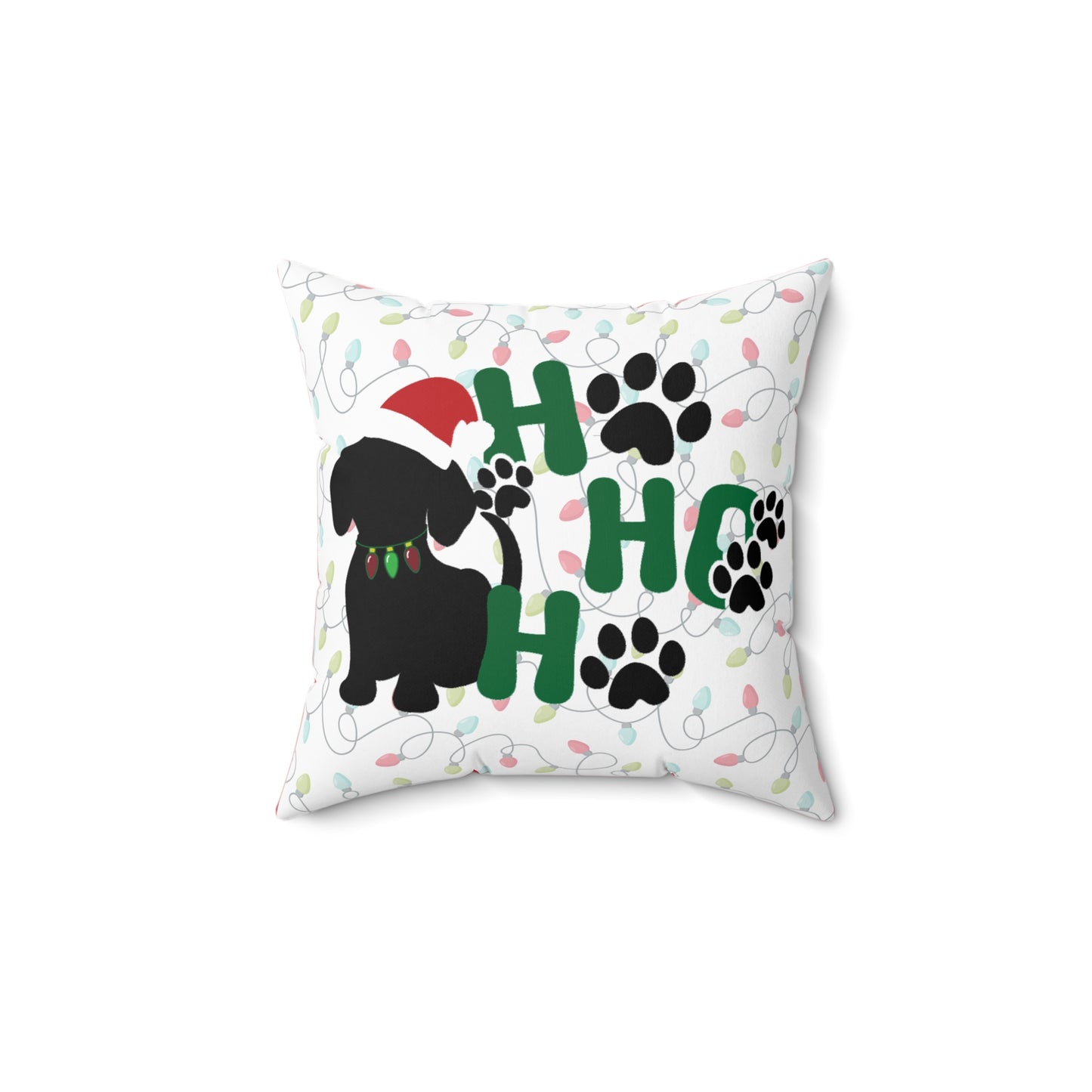 Festive Dog-Themed Square Pillow | Holiday Home Decor, Christmas Gift for Dog Lovers, Pet Lover's Cushion, Cozy Pillow for Dog Owners, [...]
