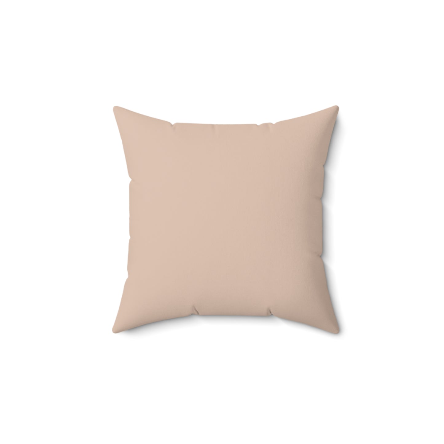 Dachshund Illustration Attitude Included Pillow | Square Throw Pillow - Peach