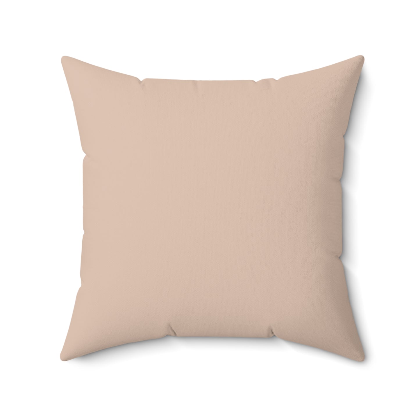 Dachshund Illustration Attitude Included Pillow | Square Throw Pillow - Peach