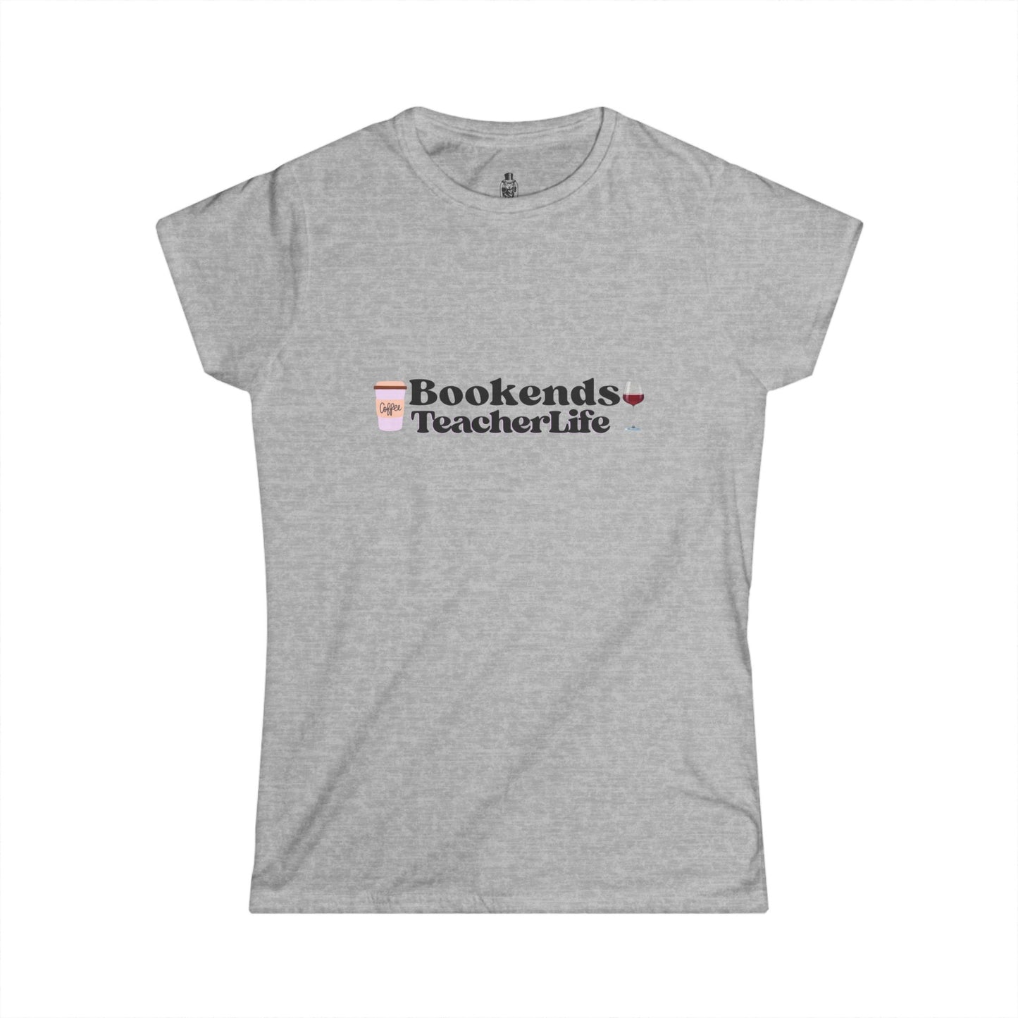 Teacher Life Bookends Graphic Tee, Gift for Educators, Cute Teacher Shirt, Casual Style, Back to School Outfit