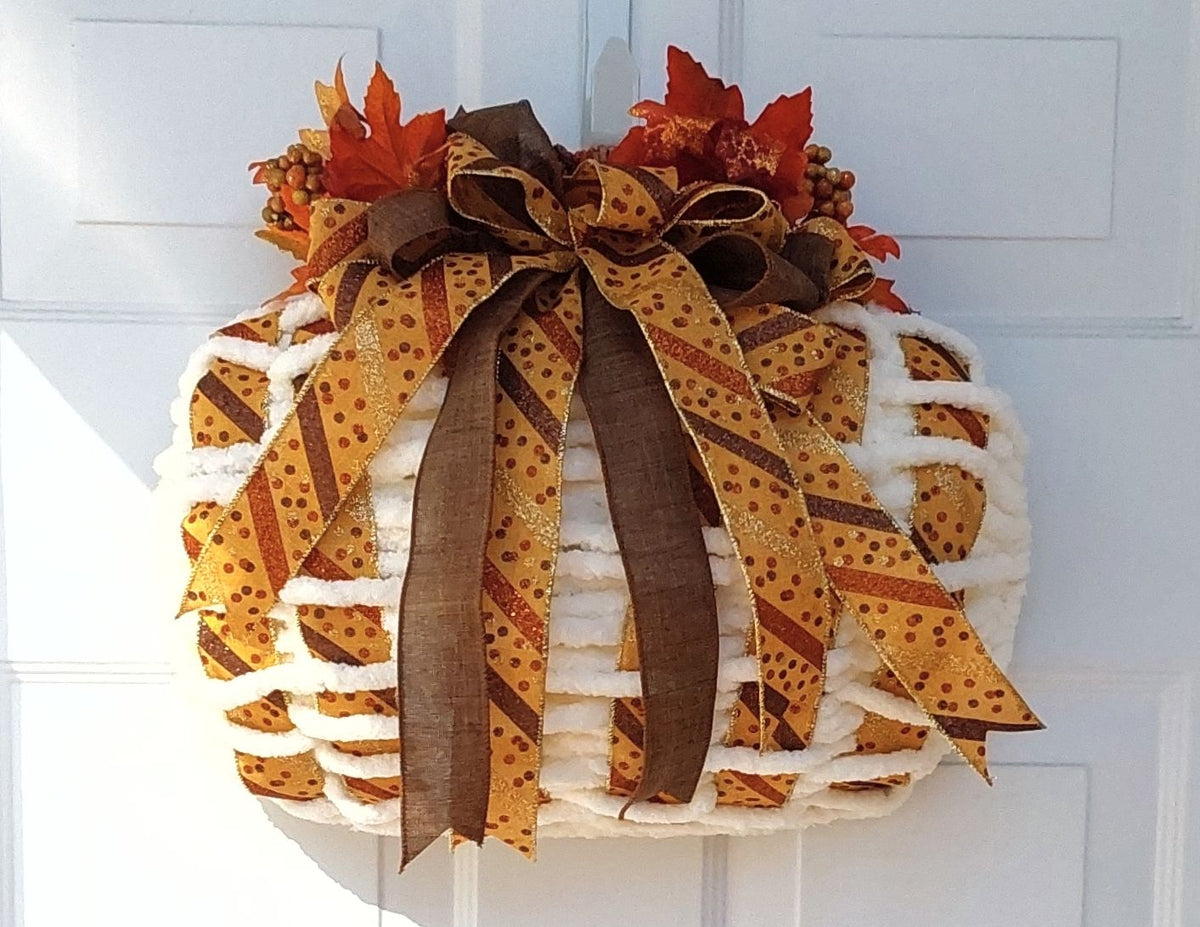 Pumpkin Wreath - Brown - FAL1003
