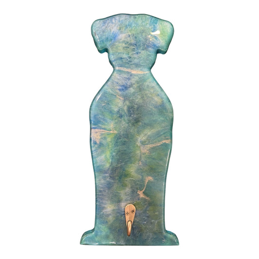 Coastal Resin Dog Wall Hook – Functional Art for Dog Lovers
