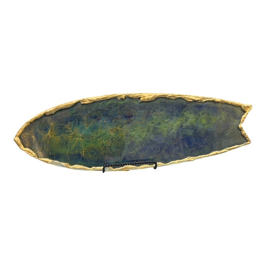 Galaxy Resin Surfboard Wall Décor – Handcrafted Coastal Art