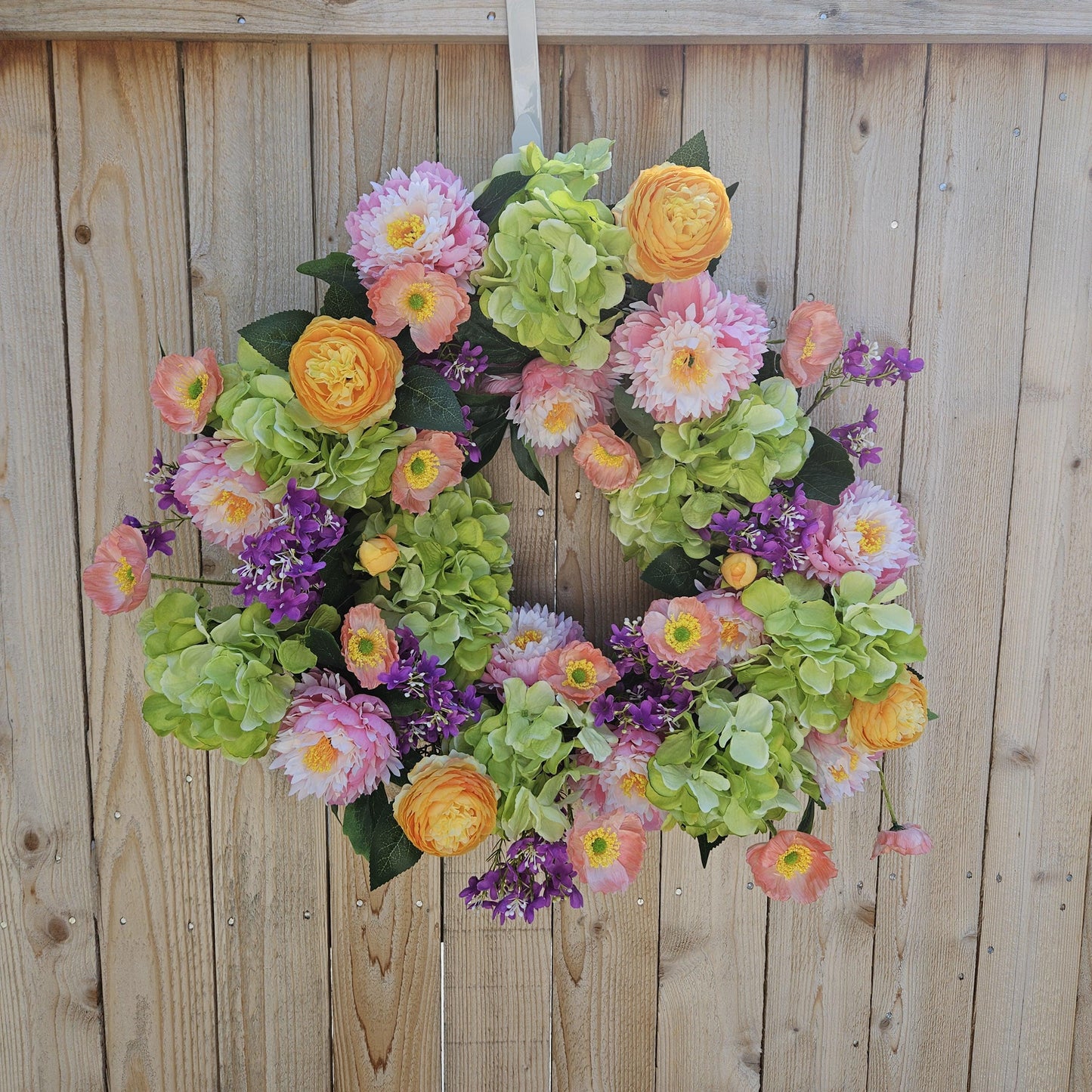 Vibrant Wildflower Wreath